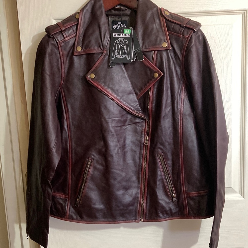 Leather jacket